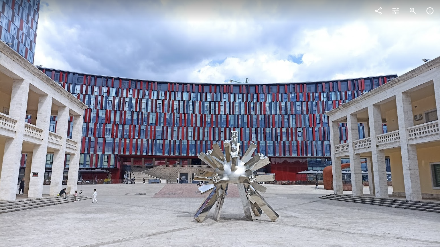 Unknown, but likely a government building or university